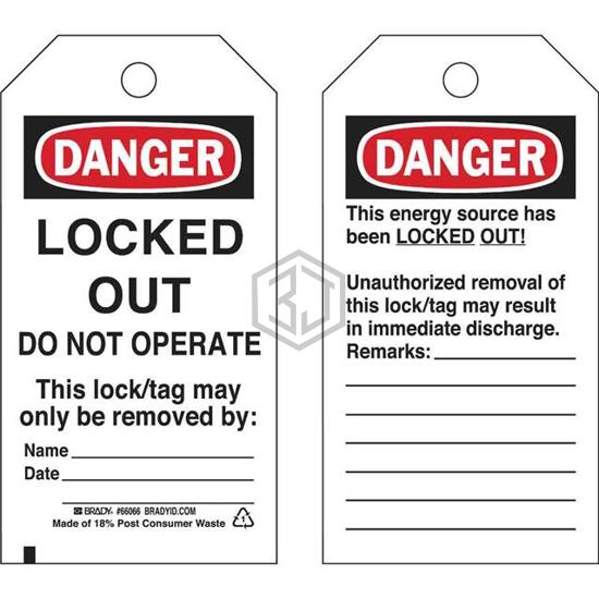 66066 - Brady Corporation - Tags