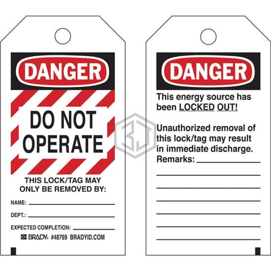 48769 - Brady Corporation - Tags