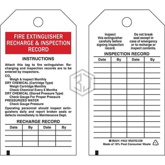 76222 - Brady Corporation - Tags