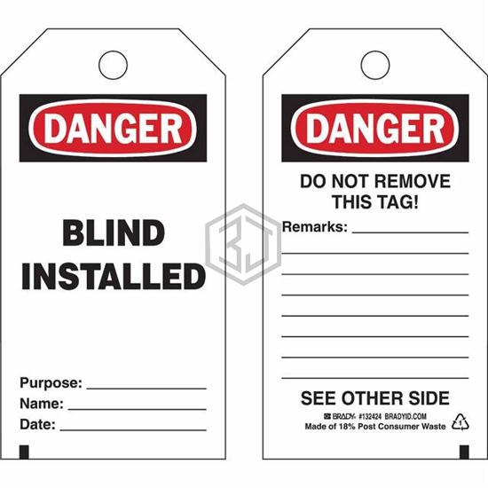 132424 - Brady Corporation - Tags