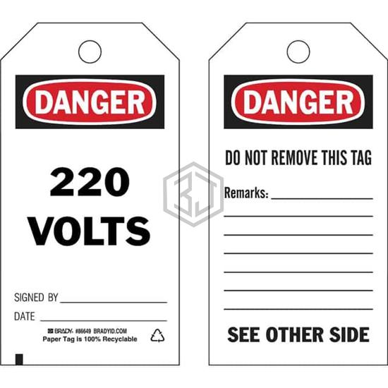 86649 - Brady Corporation - Tags