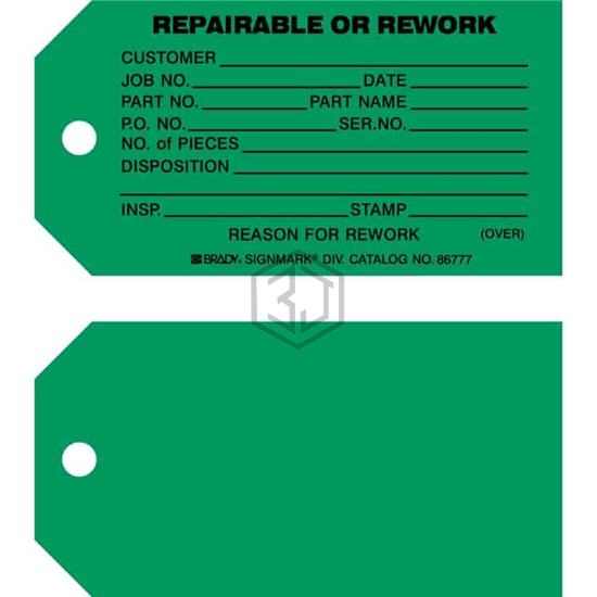 86777 - Brady Corporation - Tags