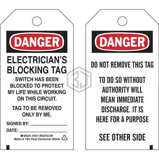 48743 - Brady Corporation - Tags