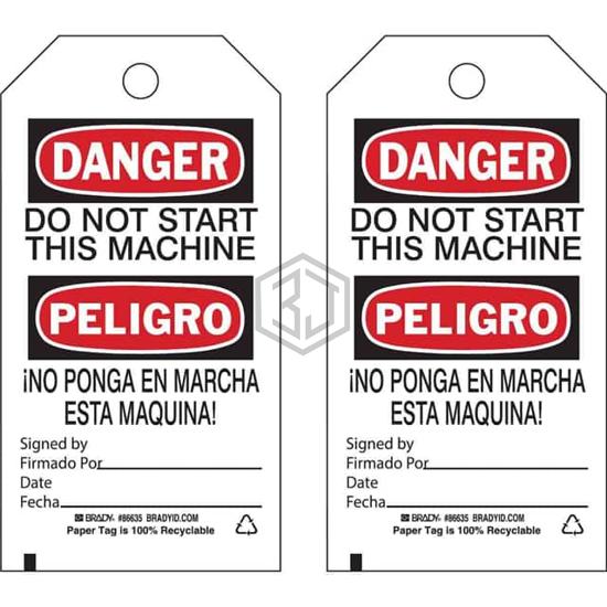86635 - Brady Corporation - Tags