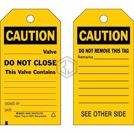 86662 - Brady Corporation - Tags