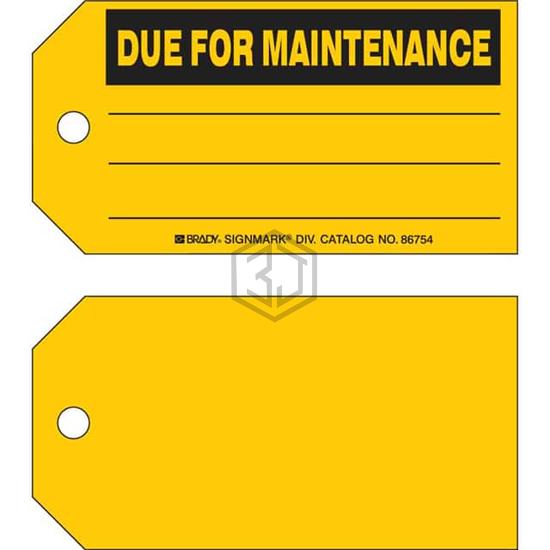86754 - Brady Corporation - Tags