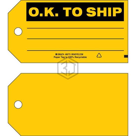 86773 - Brady Corporation - Tags