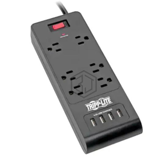 TLP664USBB - Tripp Lite - Power Distribution, Surge Protectors