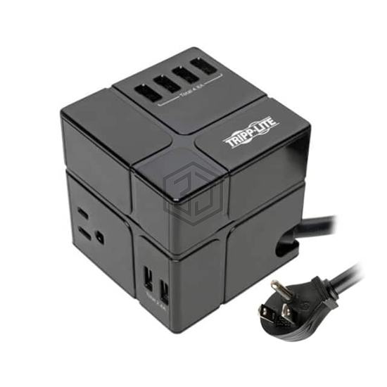TLP366CUBEUSBB - Tripp Lite - Power Distribution, Surge Protectors