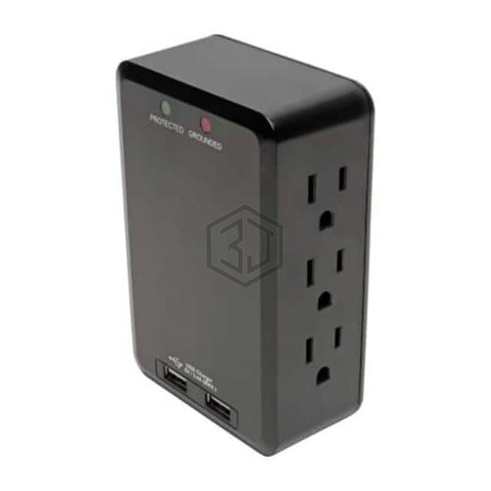 TLP6SLUSBB - Tripp Lite - Power Distribution, Surge Protectors