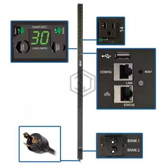 PDUNVR30LX - Tripp Lite - Power Distribution, Surge Protectors