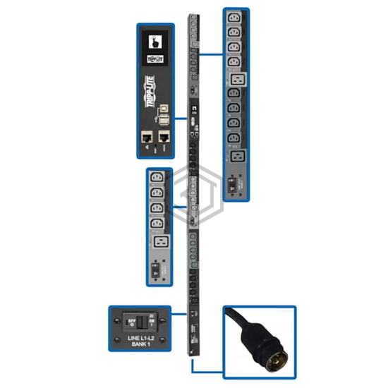 PDU3EVNR6H50 - Tripp Lite - Power Distribution, Surge Protectors