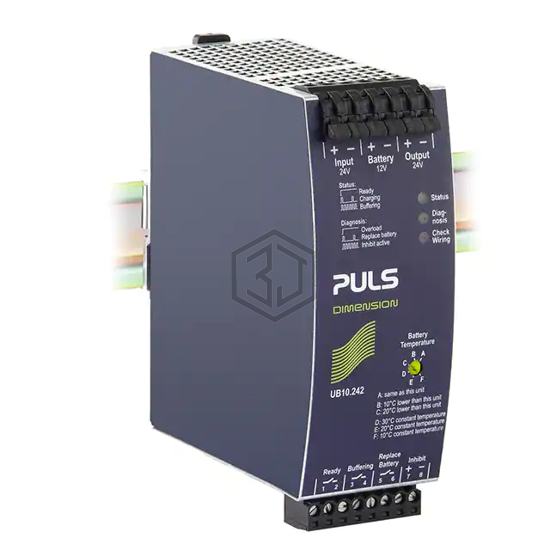 UB10.242 - PULS, LP - Uninterruptible Power Supply (UPS) Systems