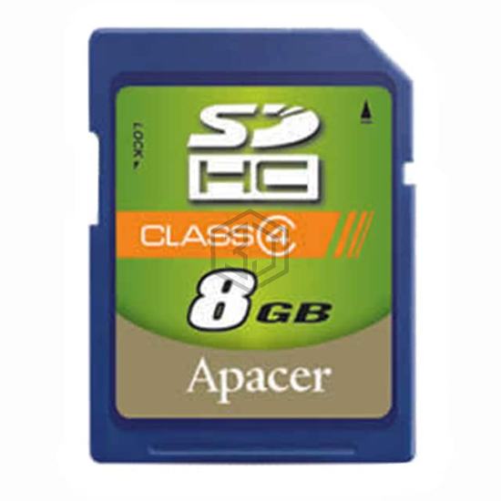AP8GSDHC4-B - Apacer Memory America - Memory Cards