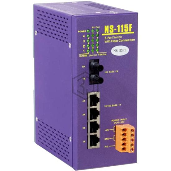 NS-115FT - ICP DAS USA INC - Media Converters