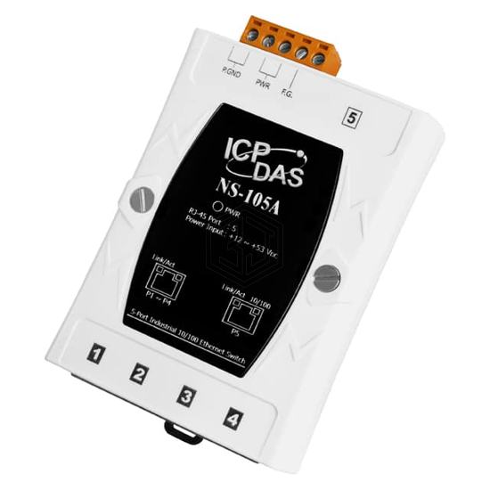 NS-105A - ICP DAS USA INC - Switches, Hubs