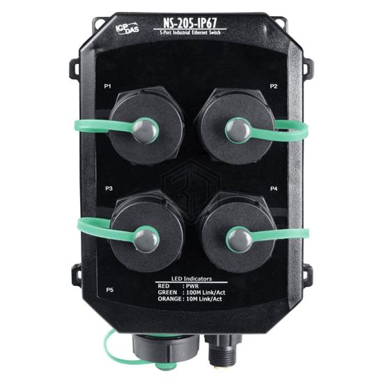 NS-205IP67/DIN - ICP DAS USA INC - Switches, Hubs