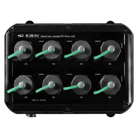 NS-208-IP67 - ICP DAS USA INC - Switches, Hubs