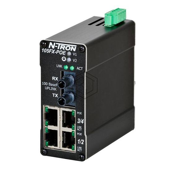 105FXE-ST-80-POE - Red Lion Controls - Switches, Hubs