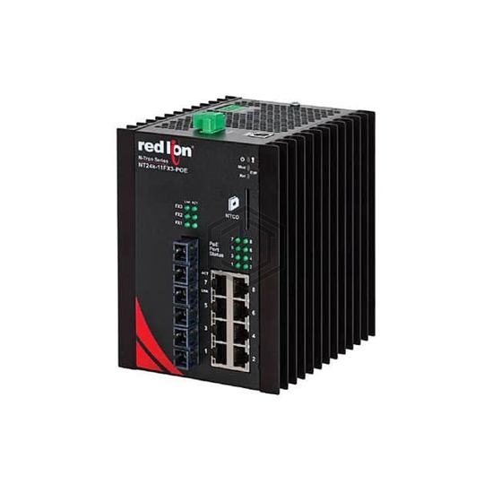 NT24K-11FX3-ST-POE - Red Lion Controls - Switches, Hubs