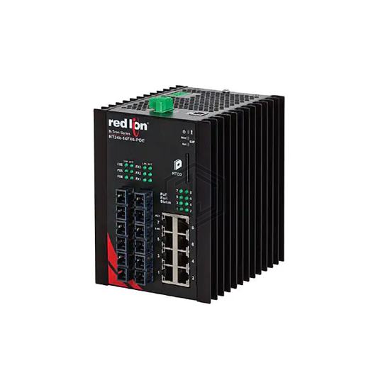 NT24K-14FX6-SC-POE - Red Lion Controls - Switches, Hubs
