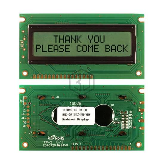 NHD-0216BZ-RN-YBW - Newhaven Display Intl - Display Modules - LCD, OLED Character and Numeric