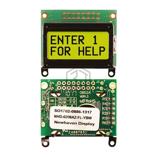 NHD-0208AZ-FL-YBW - Newhaven Display Intl - Display Modules - LCD, OLED Character and Numeric