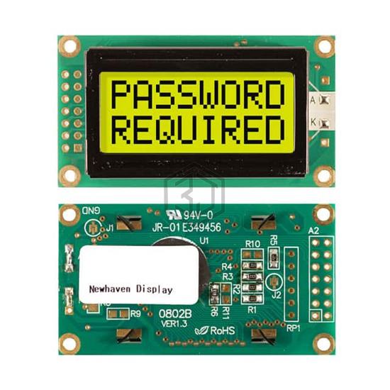 NHD-0208BZ-FL-YBW - Newhaven Display Intl - Display Modules - LCD, OLED Character and Numeric