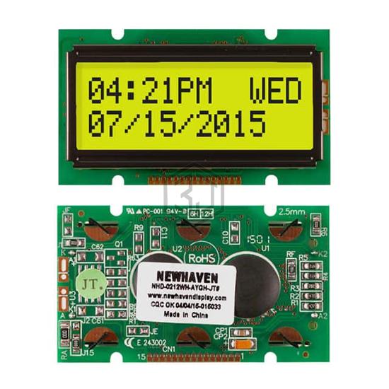 NHD-0212WH-AYGH-JT# - Newhaven Display Intl - Display Modules - LCD, OLED Character and Numeric