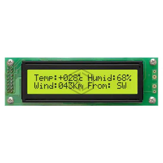 MOP-AL202C-BYFY-25E-3IN - Matrix Orbital - Display Modules - LCD, OLED Character and Numeric