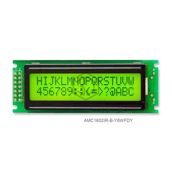 AMC1602IR-B-Y6WFDY - Orient Display - duplicate use 3444 - Display Modules - LCD, OLED Character and Numeric
