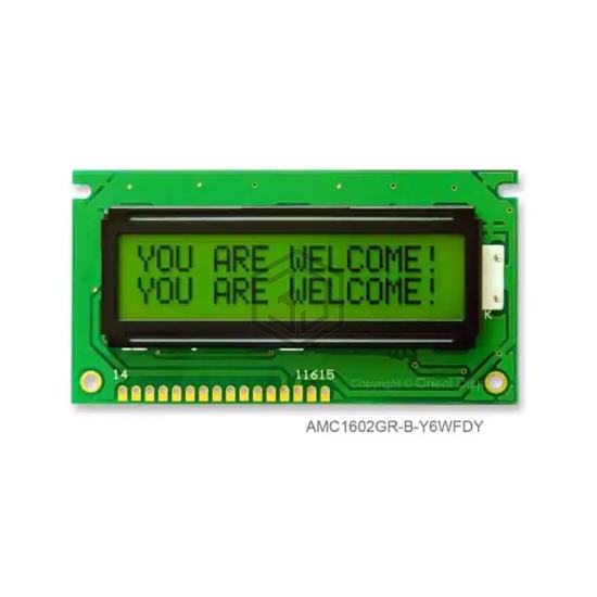 AMC1602GR-B-Y6WFDY - Orient Display - duplicate use 3444 - Display Modules - LCD, OLED Character and Numeric