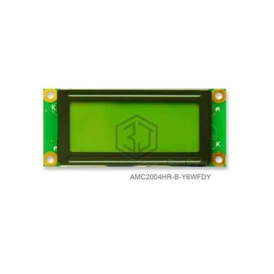 AMC2004HR-B-Y6WFDY - Orient Display - duplicate use 3444 - Display Modules - LCD, OLED Character and Numeric