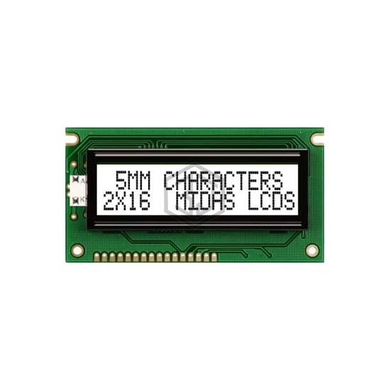 MC21605A6W-FPTLW - Midas Displays - Display Modules - LCD, OLED Character and Numeric