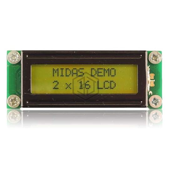 MC21603A6W-SPTLY-V2 - Midas Displays - Display Modules - LCD, OLED Character and Numeric