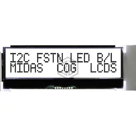 MCCOG21605B6W-FPTLWI - Midas Displays - Display Modules - LCD, OLED Character and Numeric