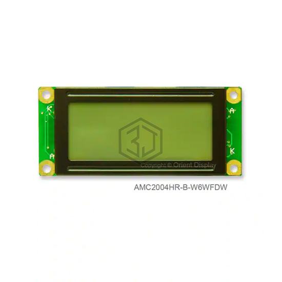 AMC2004HR-B-W6WFDW - Orient Display - duplicate use 3444 - Display Modules - LCD, OLED Character and Numeric