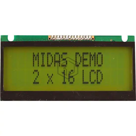 MC21605FA6WE-SPTLY - Midas Displays - Display Modules - LCD, OLED Character and Numeric