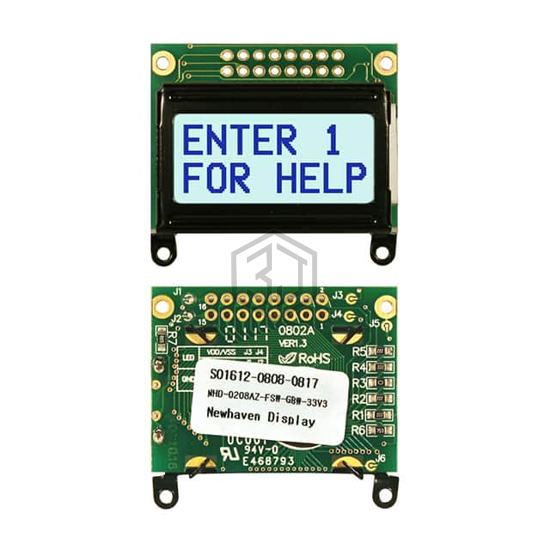 NHD-0208AZ-FSW-GBW-33V3 - Newhaven Display Intl - Display Modules - LCD, OLED Character and Numeric