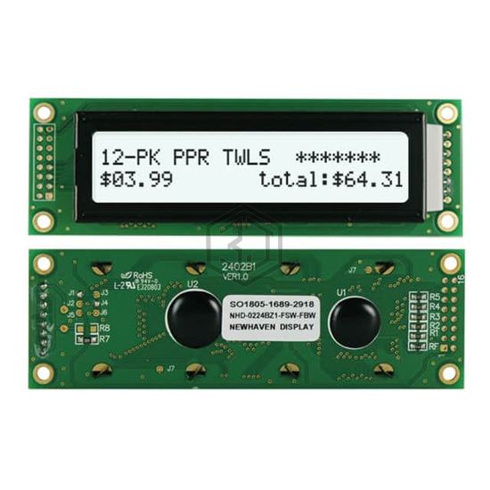 NHD-0224BZ1-FSW-FBW - Newhaven Display Intl - Display Modules - LCD, OLED Character and Numeric