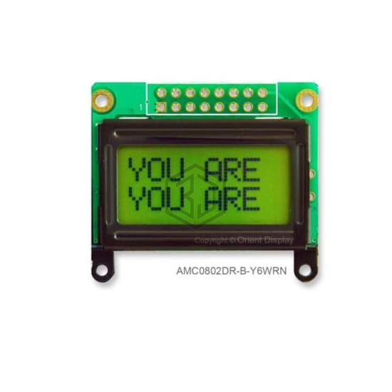 AMC0802DR-B-Y6WRN - Orient Display - duplicate use 3444 - Display Modules - LCD, OLED Character and Numeric