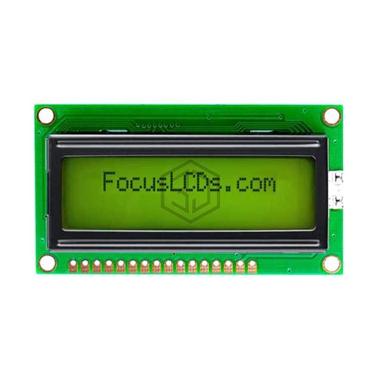 C162EXBSYLY6WT - Focus LCDs - Display Modules - LCD, OLED Character and Numeric