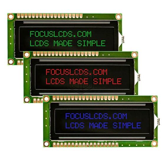 C162ALBFGS16WN55PAB - Focus LCDs - Display Modules - LCD, OLED Character and Numeric