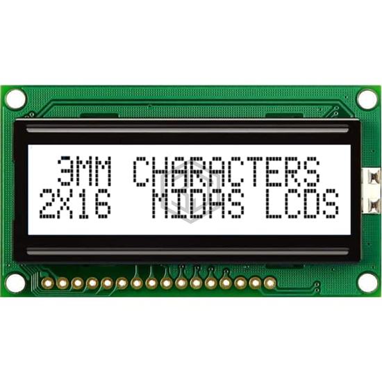 MC21603A6W-FPTLW-V2 - Midas Displays - Display Modules - LCD, OLED Character and Numeric