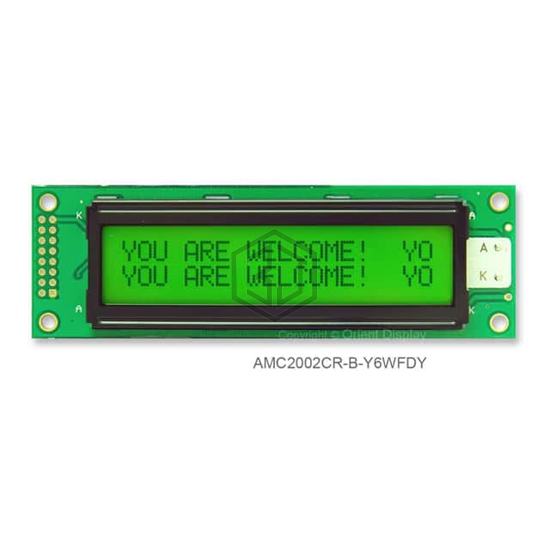 AMC2002CR-B-Y6WFDY - Orient Display - duplicate use 3444 - Display Modules - LCD, OLED Character and Numeric