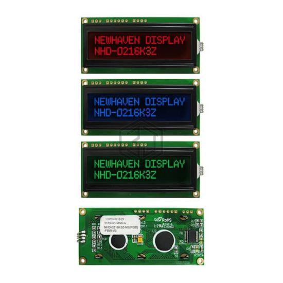 NHD-0216K3Z-NS(RGB)-FBW-V3 - Newhaven Display Intl - Display Modules - LCD, OLED Character and Numeric