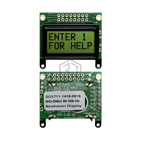 NHD-0208AZ-RN-YBW-33V - Newhaven Display Intl - Display Modules - LCD, OLED Character and Numeric