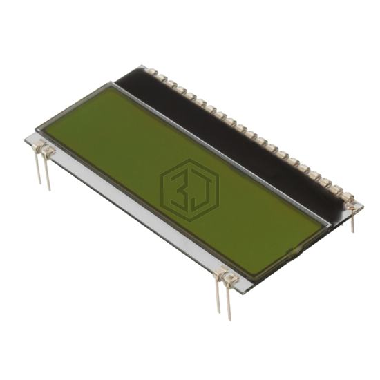EA DOGM081L-A - Display Visions - Display Modules - LCD, OLED Character and Numeric