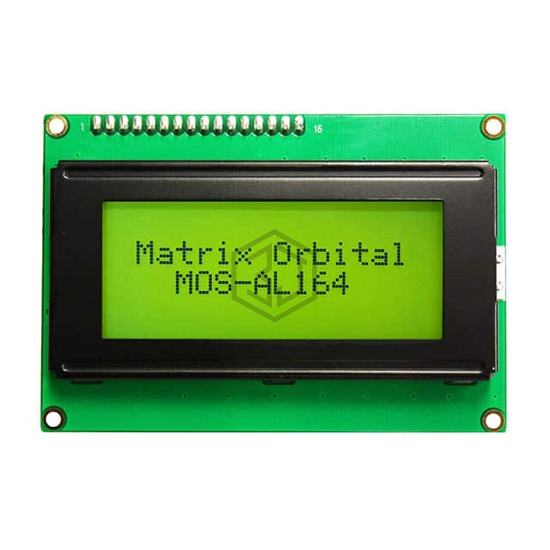 MOP-AL164A-BYFY-25E-3IN - Matrix Orbital - Display Modules - LCD, OLED Character and Numeric