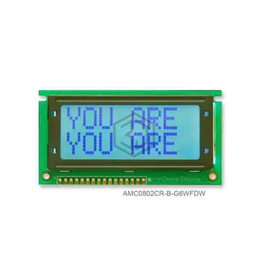 AMC0802CR-B-G6WFDW - Orient Display - duplicate use 3444 - Display Modules - LCD, OLED Character and Numeric